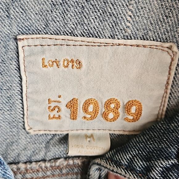 Children's Place blue jean denim jacket size medium - Picture 4 of 8